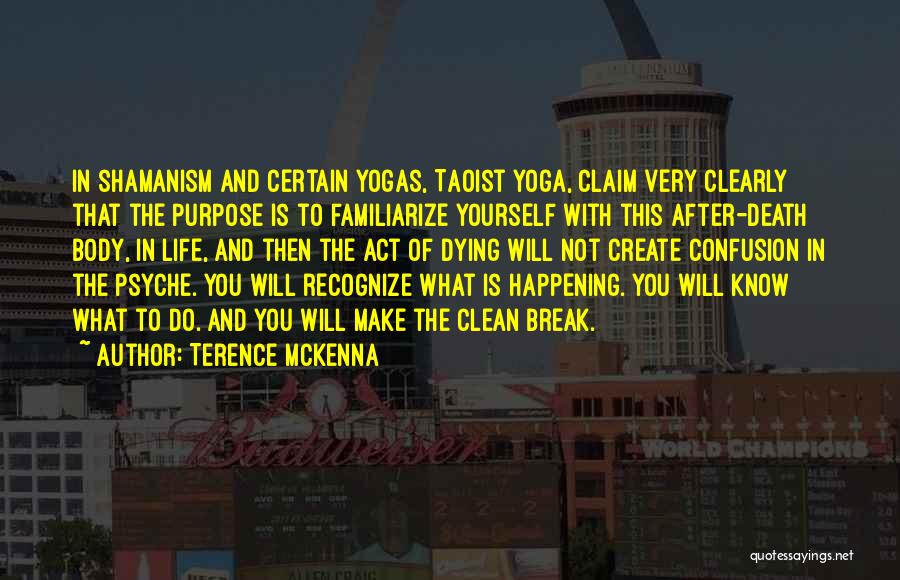 Yoga Is Life Quotes By Terence McKenna