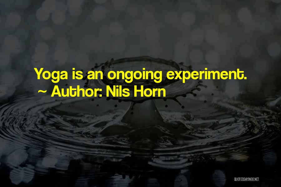 Yoga Is Quotes By Nils Horn