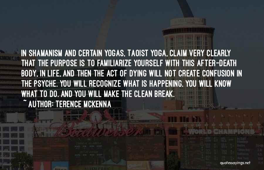 Yoga Life Quotes By Terence McKenna