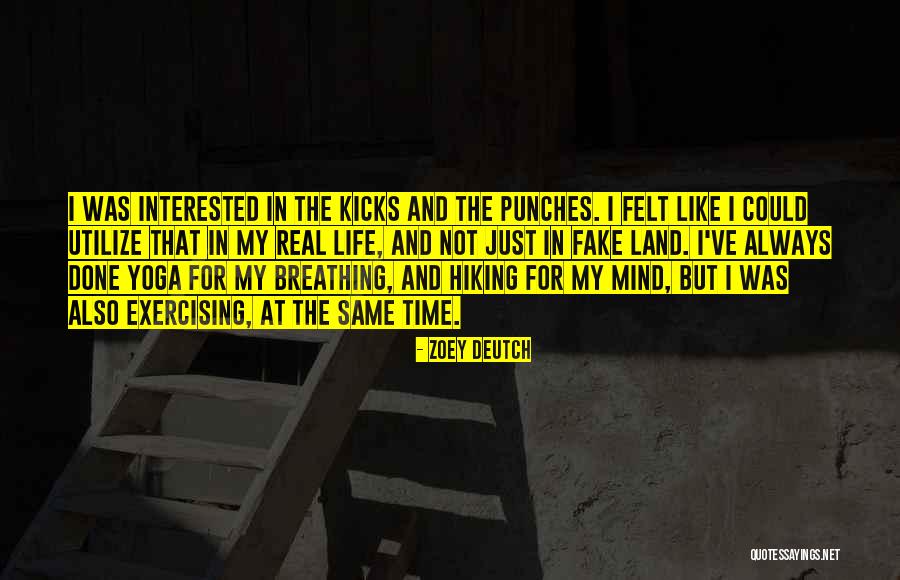 Yoga Life Quotes By Zoey Deutch