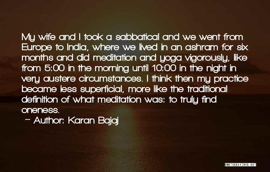 Yoga Meditation Quotes By Karan Bajaj