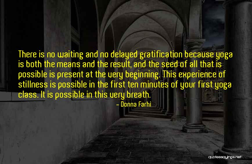 Yoga Stillness Quotes By Donna Farhi Yoga Stillness Quotes By Donna Farhi