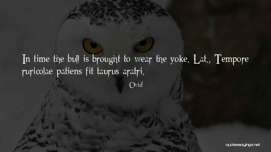 Yoke Quotes By Ovid