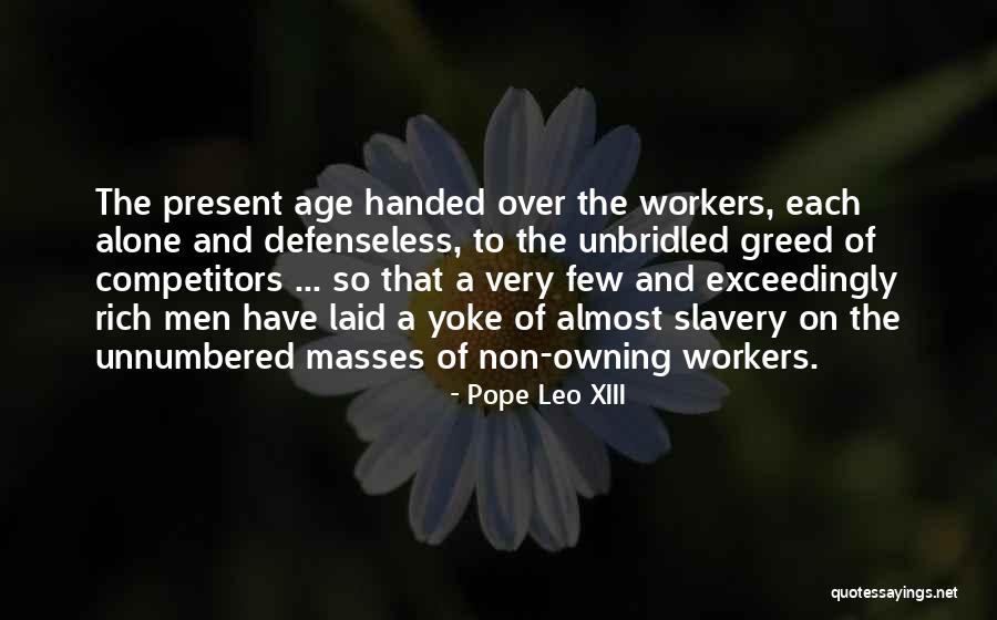 Yoke Quotes By Pope Leo XIII