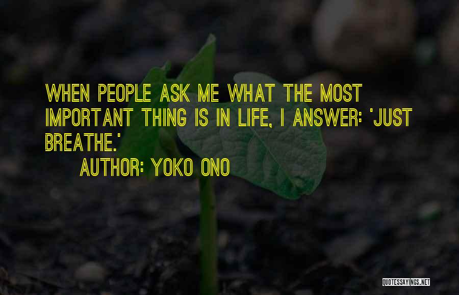 Yoko Ono Quotes 2229136