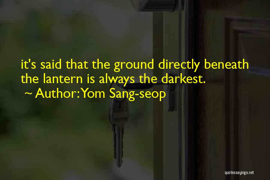 Yom Sang-seop Quotes 1315487