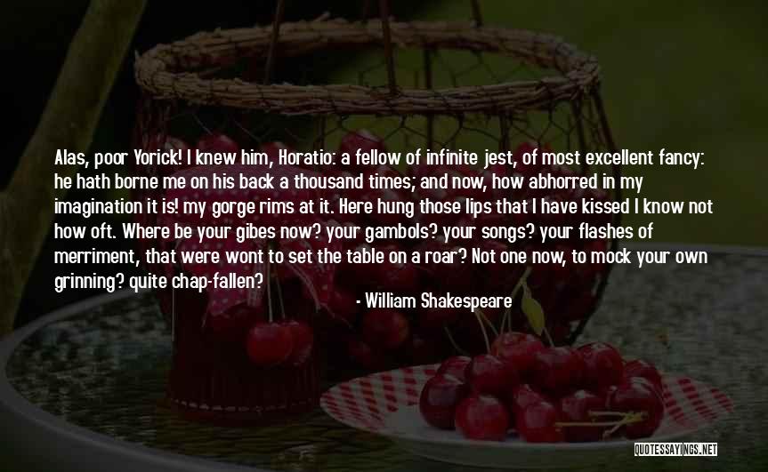 Yorick Shakespeare Quotes By William Shakespeare