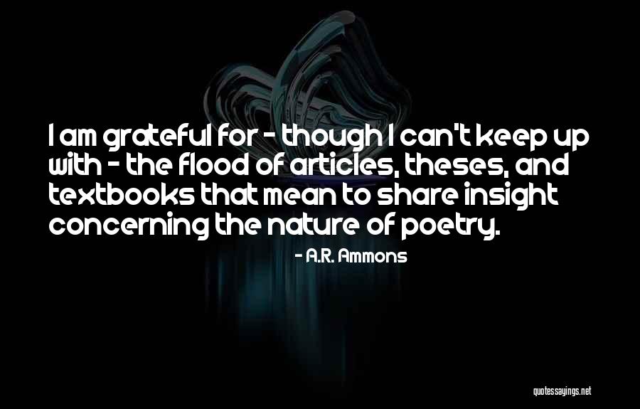 Yorkingdirect Quotes By A.R. Ammons Yorkingdirect Quotes By A.R. Ammons