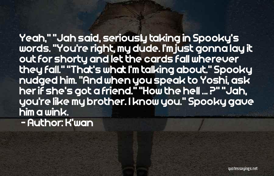 Yoshi Quotes By K'wan
