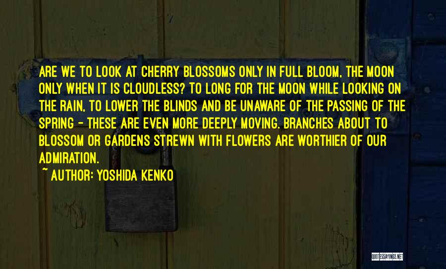 Yoshida Kenko Quotes 158899