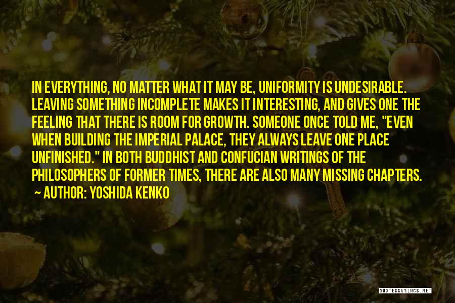 Yoshida Kenko Quotes 982949