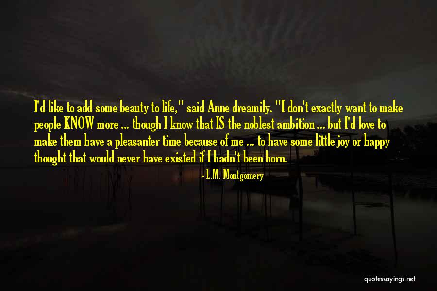 Yosmany Mayeta Quotes By L.M. Montgomery Yosmany Mayeta Quotes By L.M. Montgomery