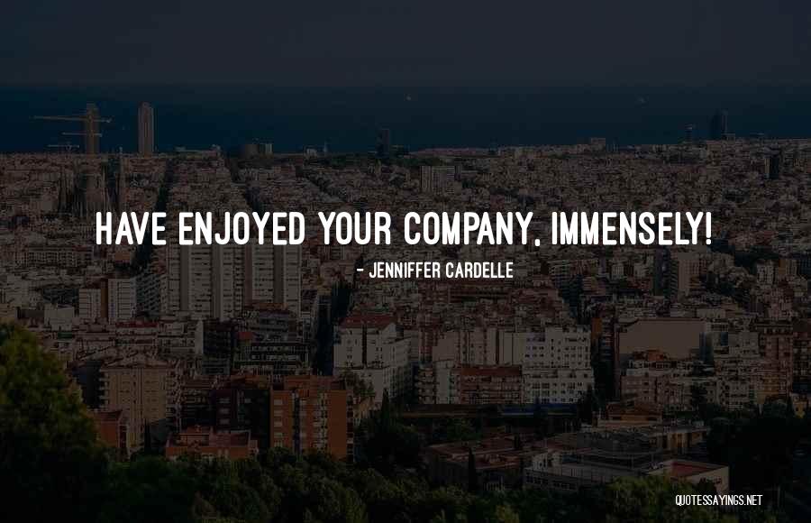 Yosuke Sugino Quotes By Jenniffer Cardelle