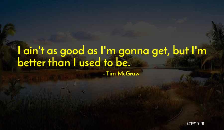 You Ain't No Better Than Me Quotes By Tim McGraw