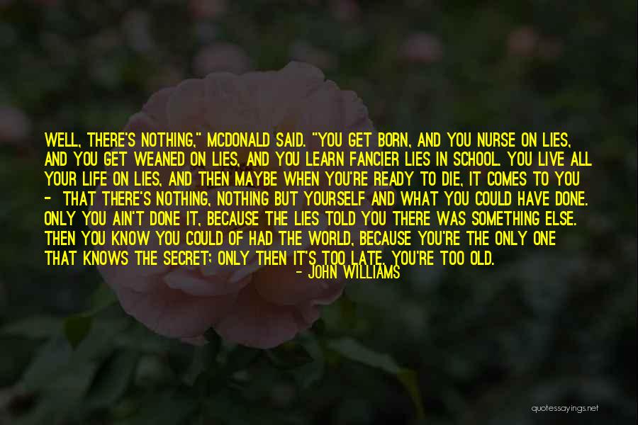 You Ain't Nothing Quotes By John Williams You Ain't Nothing Quotes By John Williams