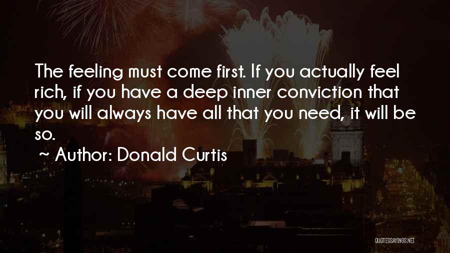 You Always Come First Quotes By Donald Curtis