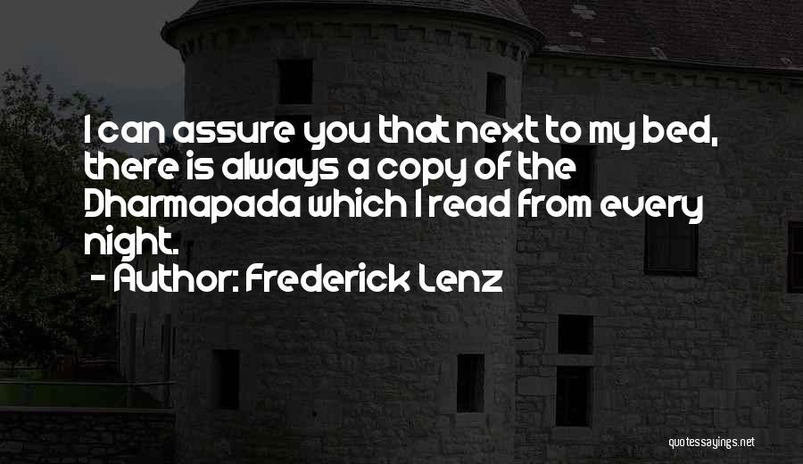 You Always Copy Me Quotes By Frederick Lenz