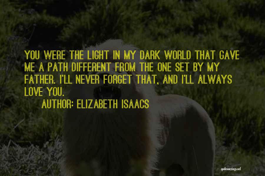 You Always Forget Me Quotes By Elizabeth Isaacs