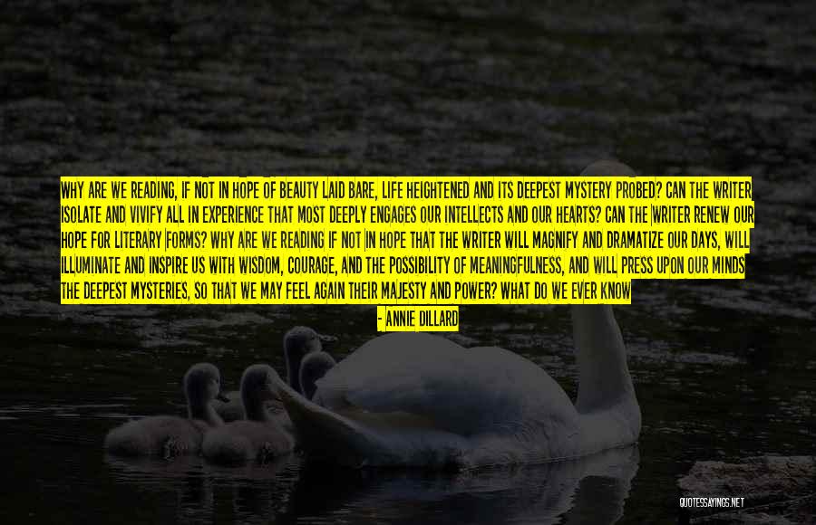 You Always Inspire Me Quotes By Annie Dillard You Always Inspire Me Quotes By Annie Dillard