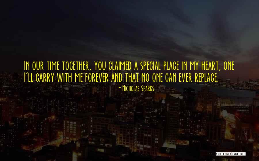 You And Me Together Forever Quotes By Nicholas Sparks