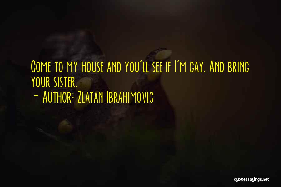 You And Your Sister Quotes By Zlatan Ibrahimovic