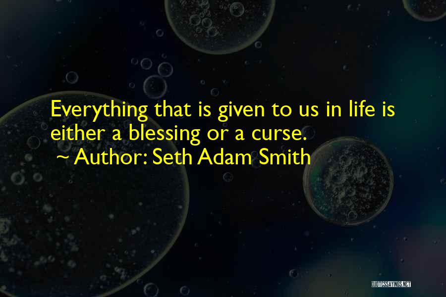You Are A Blessing In Disguise Quotes By Seth Adam Smith