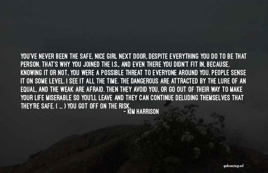 You Are A Nice Person Quotes By Kim Harrison