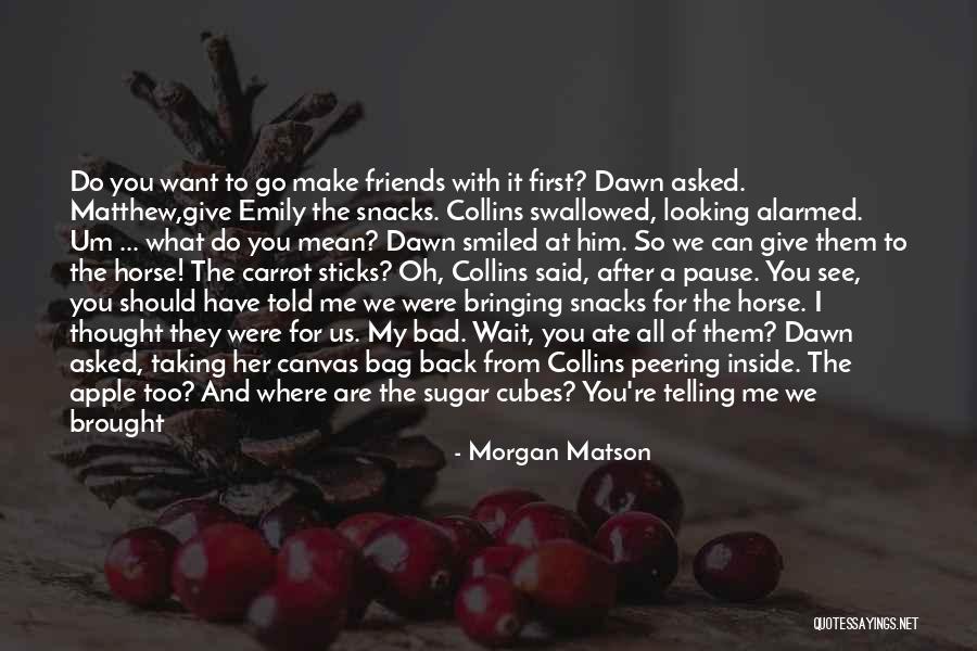 You Are Bad For Me Quotes By Morgan Matson You Are Bad For Me Quotes By Morgan Matson