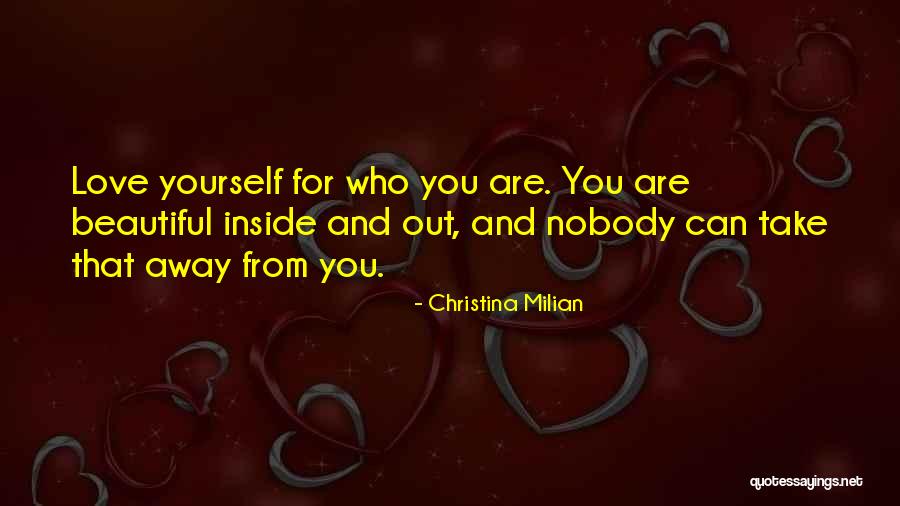 You Are Beautiful Inside Quotes By Christina Milian