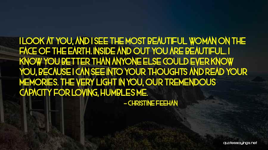 You Are Beautiful Inside Quotes By Christine Feehan