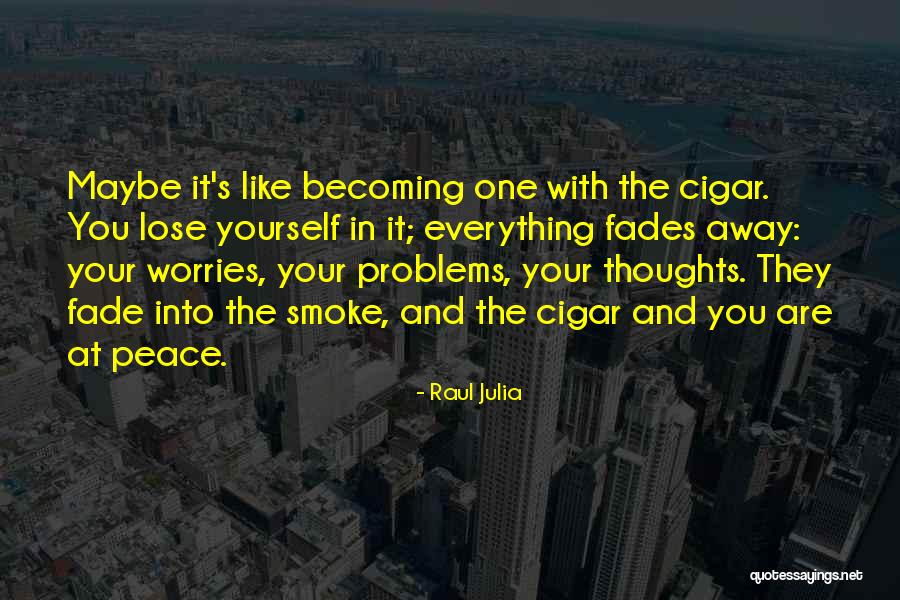 You Are Becoming Quotes By Raul Julia You Are Becoming Quotes By Raul Julia