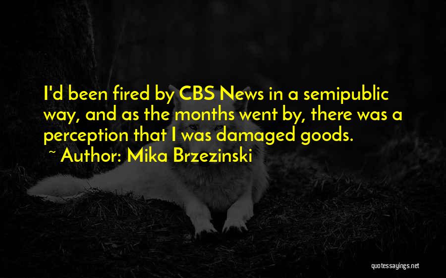 You Are Damaged Goods Quotes By Mika Brzezinski