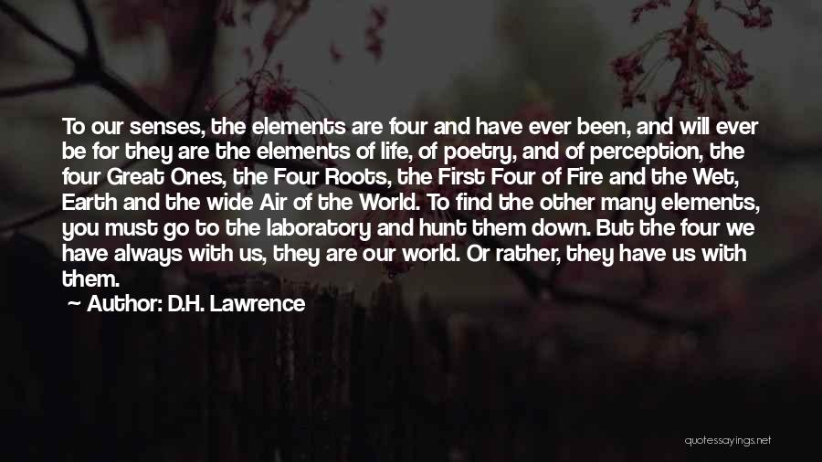 You Are Down To Earth Quotes By D.H. Lawrence