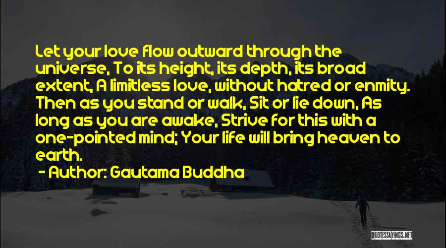 You Are Down To Earth Quotes By Gautama Buddha