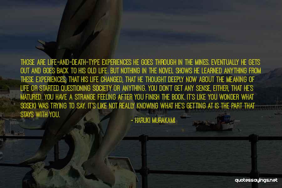 You Are Getting Old Quotes By Haruki Murakami