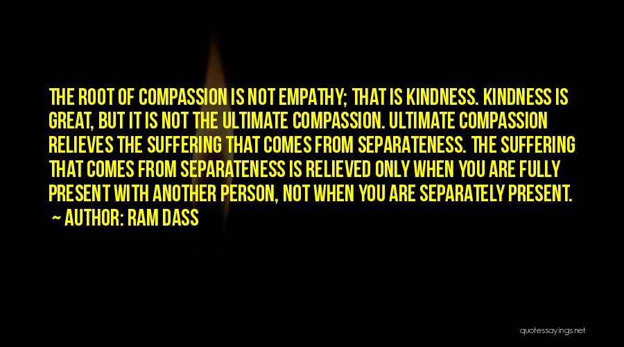 You Are Great Person Quotes By Ram Dass