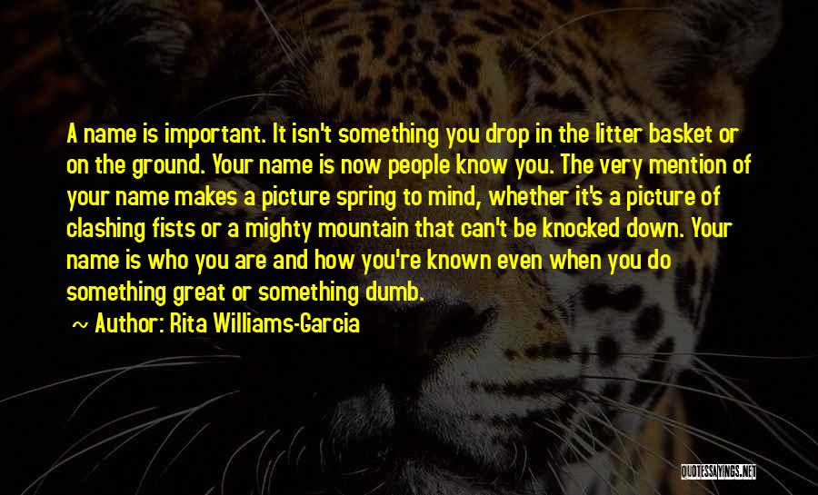 You Are Important Picture Quotes By Rita Williams-Garcia