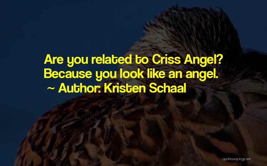 You Are Like An Angel Quotes By Kristen Schaal