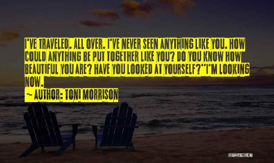 You Are Looking Beautiful Quotes By Toni Morrison