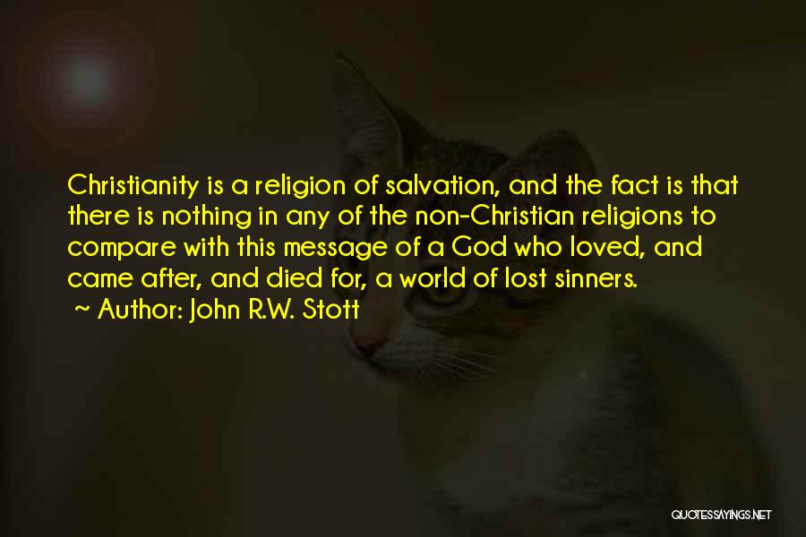 You Are Loved Christian Quotes By John R.W. Stott