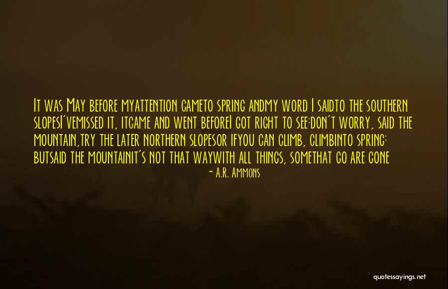 You Are Missed Quotes By A.R. Ammons You Are Missed Quotes By A.R. Ammons