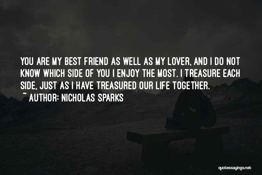 You Are My Best Friend And Lover Quotes By Nicholas Sparks