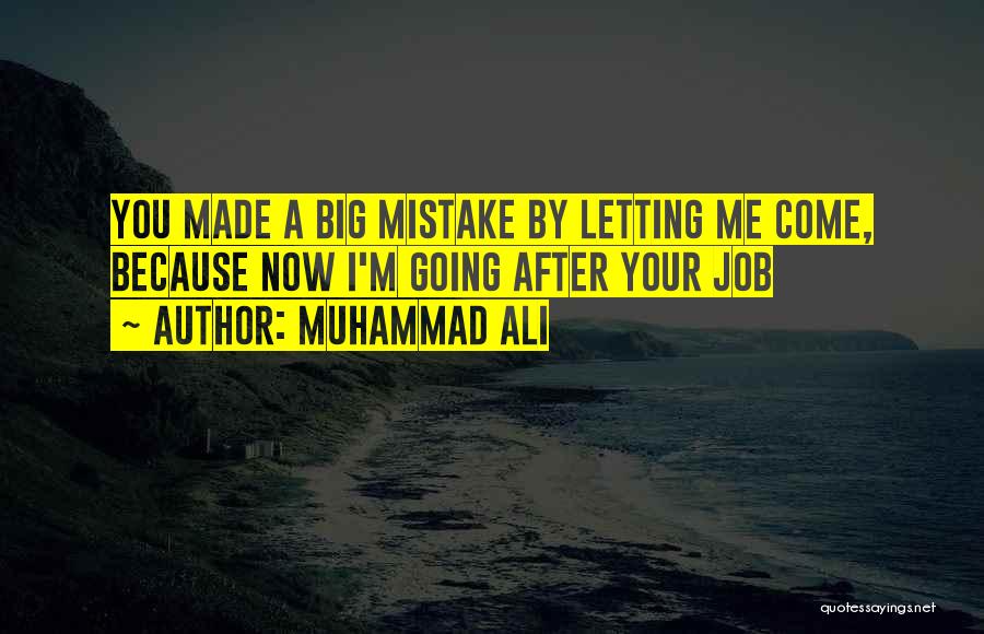 You Are My Big Mistake Quotes By Muhammad Ali