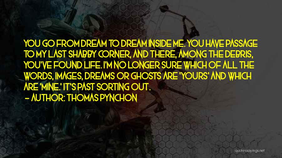 You Are My Dream My Love My Life Quotes By Thomas Pynchon