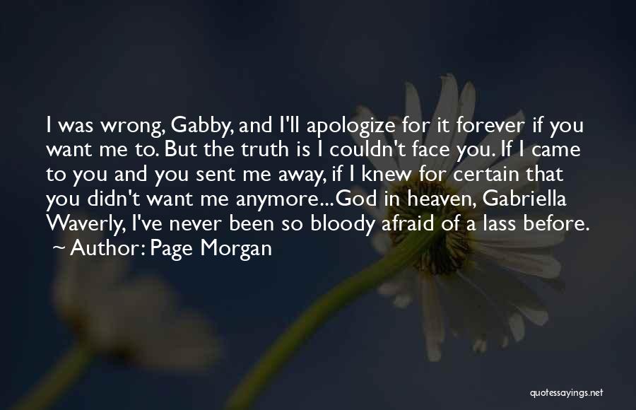 You Are My Heaven Sent Quotes By Page Morgan