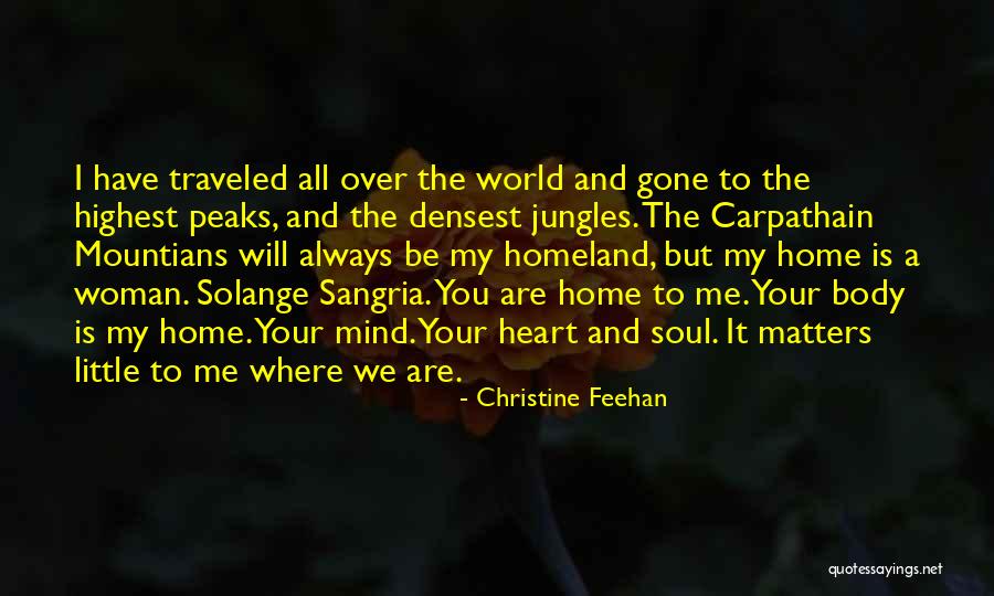 You Are My Home Quotes By Christine Feehan