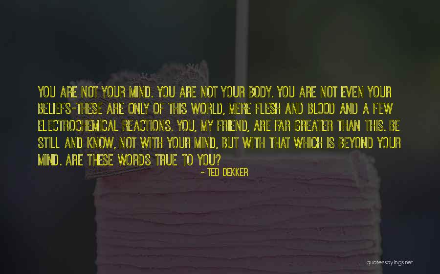 You Are My Only True Friend Quotes By Ted Dekker You Are My Only True Friend Quotes By Ted Dekker