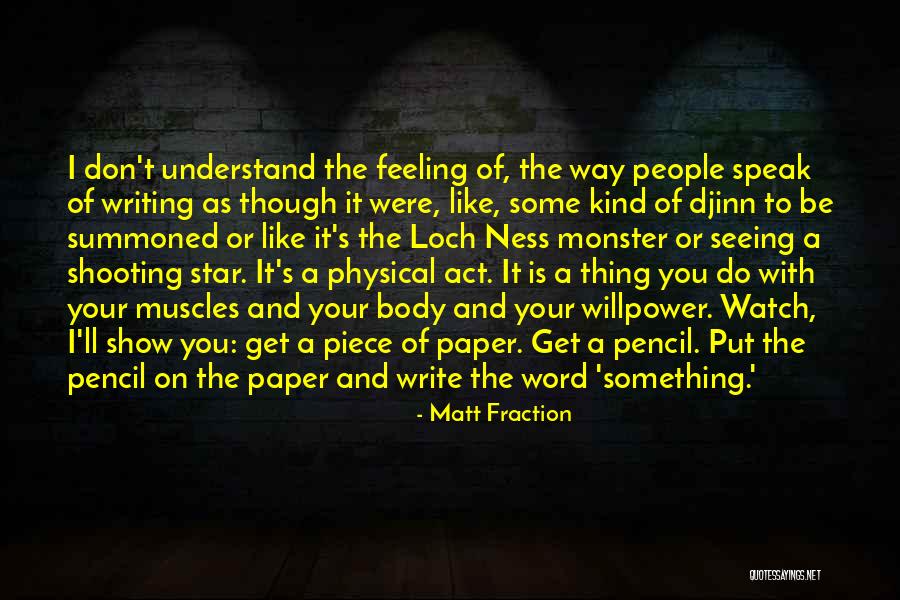 You Are My Shooting Star Quotes By Matt Fraction