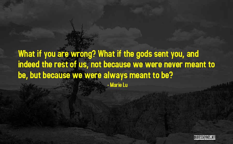 You Are Never Wrong Quotes By Marie Lu