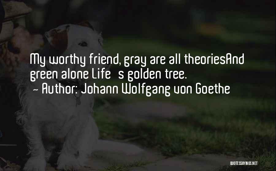 You Are Not Alone Friend Quotes By Johann Wolfgang Von Goethe